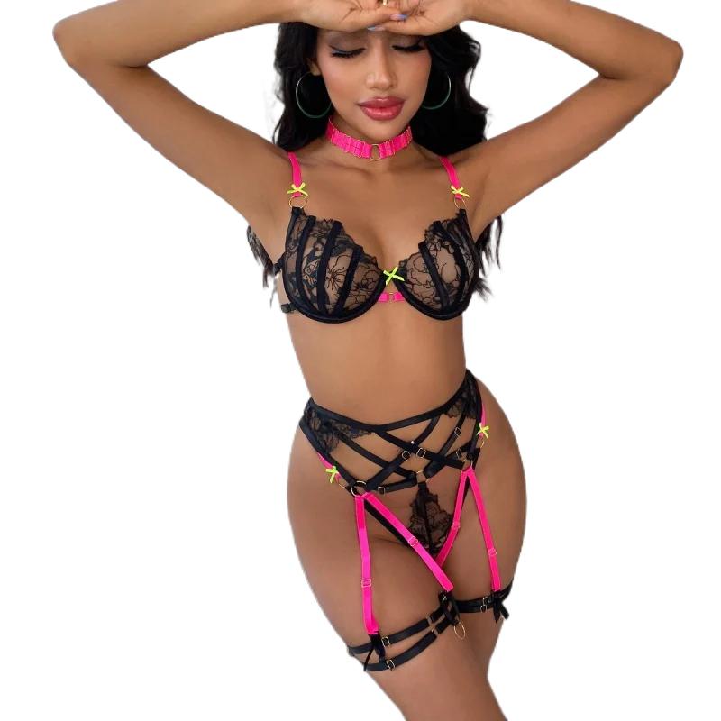 Bikini Fashion Sexy 6-Piece Se - Silk Tie Striped avis et prix