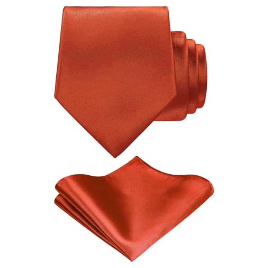 Solid Satin Woven dyed Color F - Pocket Square Set avis et prix