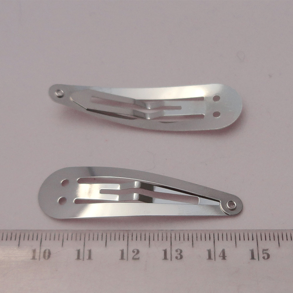 100PCS 5.0cm Silver Plain Meta - Tie Clip Silver avis et prix