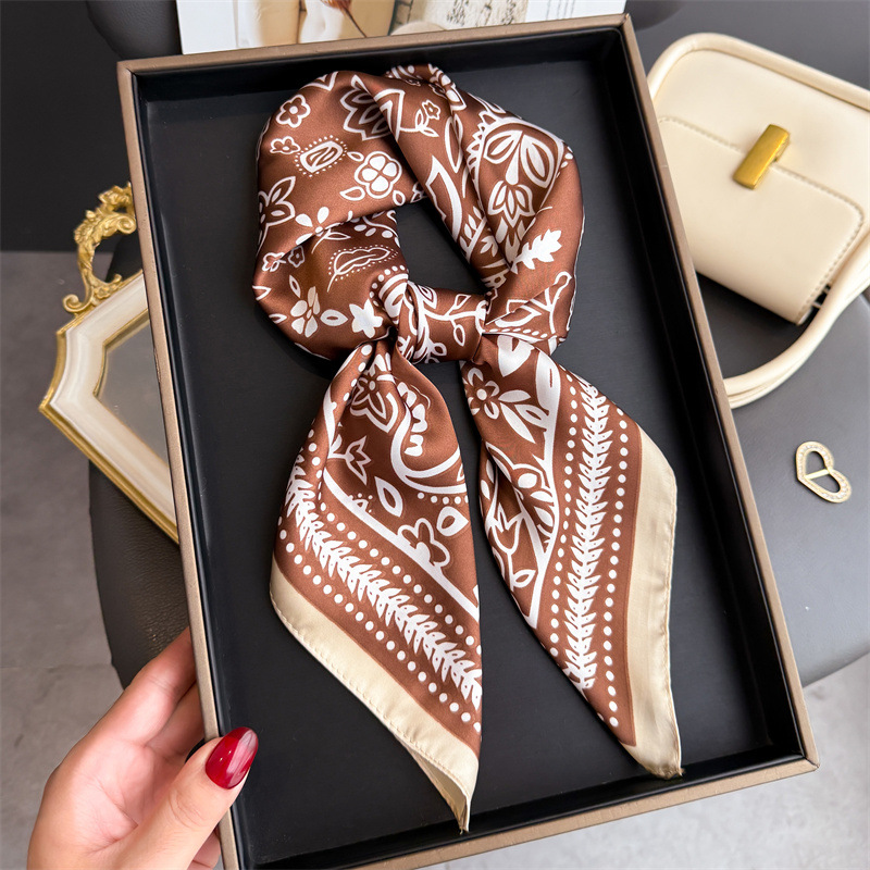 1Pc cashew print fashion silk  - Silk Neck Scarf avis et prix