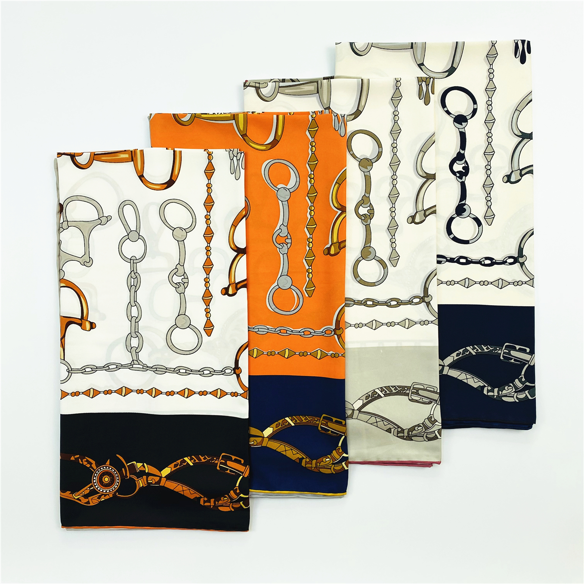 90cm Luxury Rope Tassels Twill - Silk Neck Scarf avis et prix