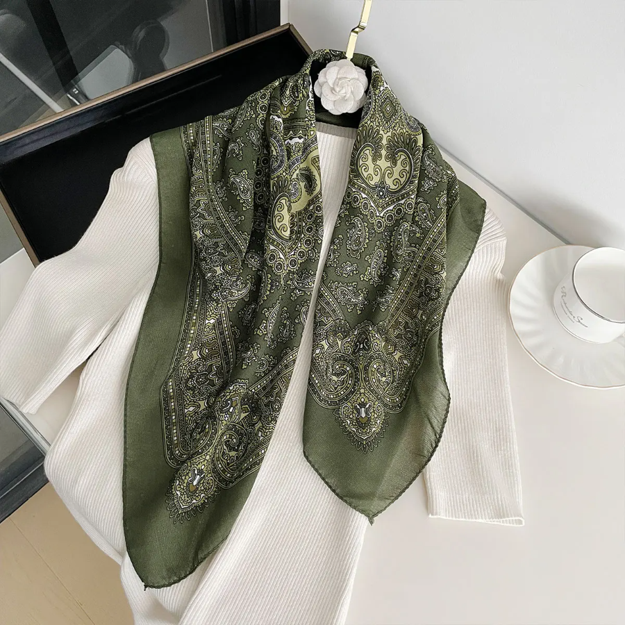 New Fashion 70X70cm Women's Sc - Bandana Cotton avis et prix