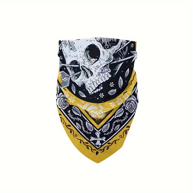 Skull Arrow Retro Headscarf Sq - Bandana Cotton avis et prix