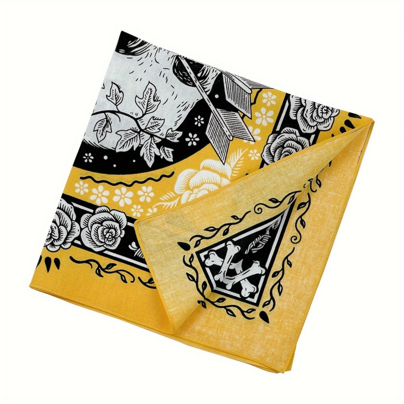 Skull Arrow Retro Headscarf Sq - Bandana Cotton avis et prix