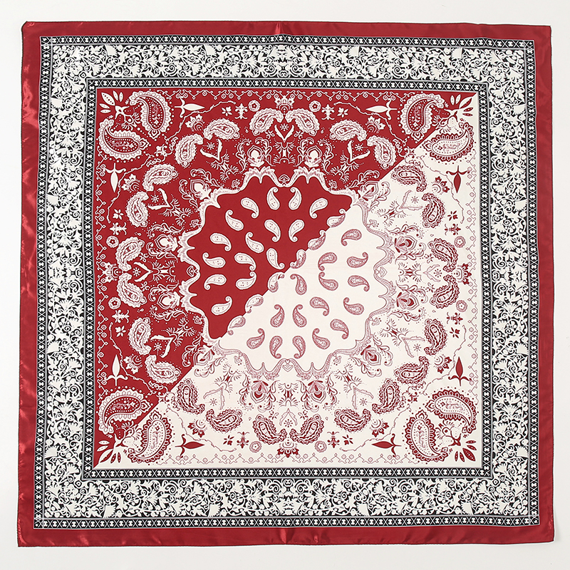 Satin Square Scarf Women Musli - Silk Neck Scarf avis et prix