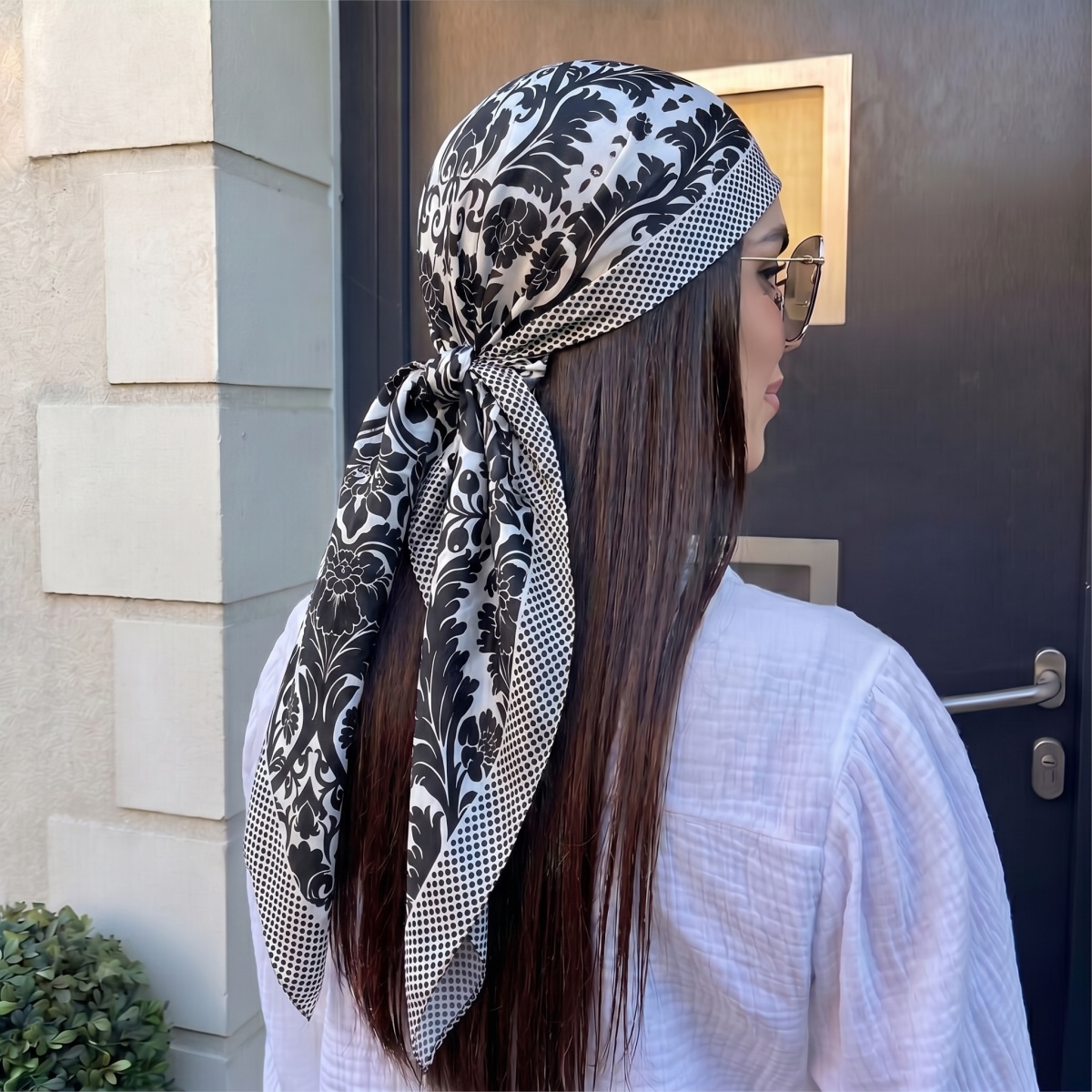 NEW Women Silk Square Scarf La - Pashmina Wrap Large avis et prix