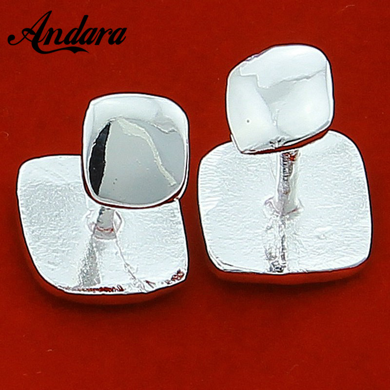 Hot Sale Silver Square Cufflin - Tie Clip Silver avis et prix