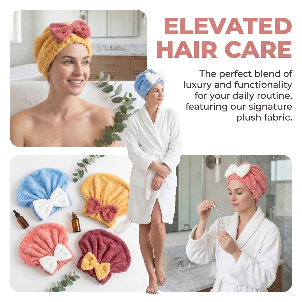 Microfiber Hair Drying Cap, Qu - Head Wrap Turban avis et prix
