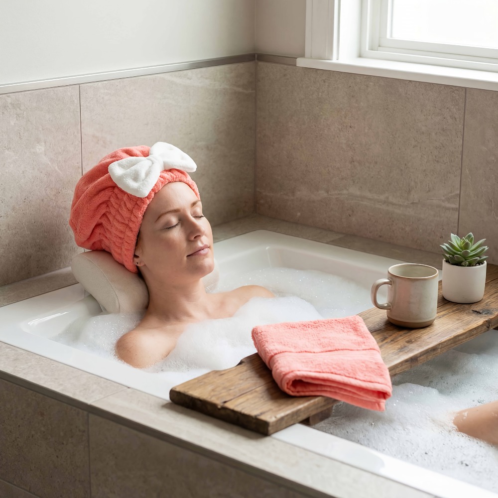 Microfiber Hair Drying Cap, Qu - Head Wrap Turban avis et prix