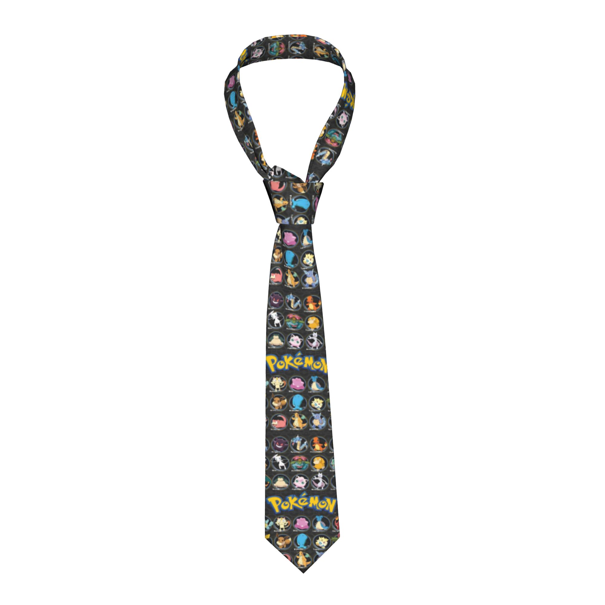 Cartoon Pokemon Characters Nec - Skinny Tie Men avis et prix