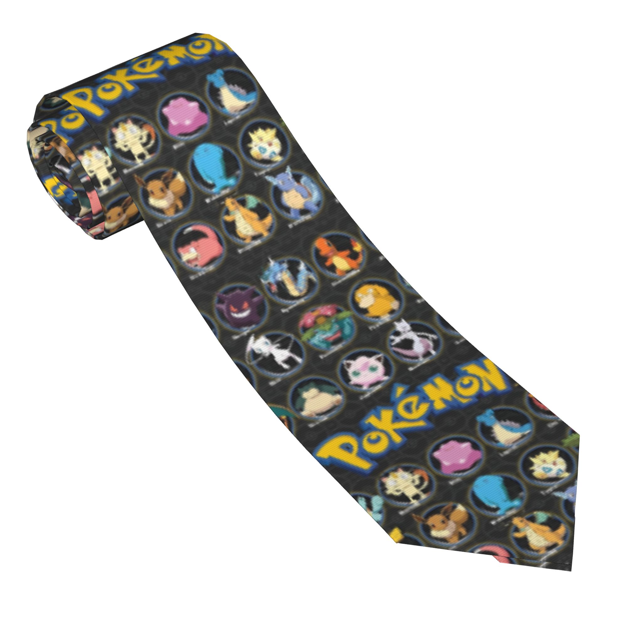 Cartoon Pokemon Characters Nec - Skinny Tie Men avis et prix