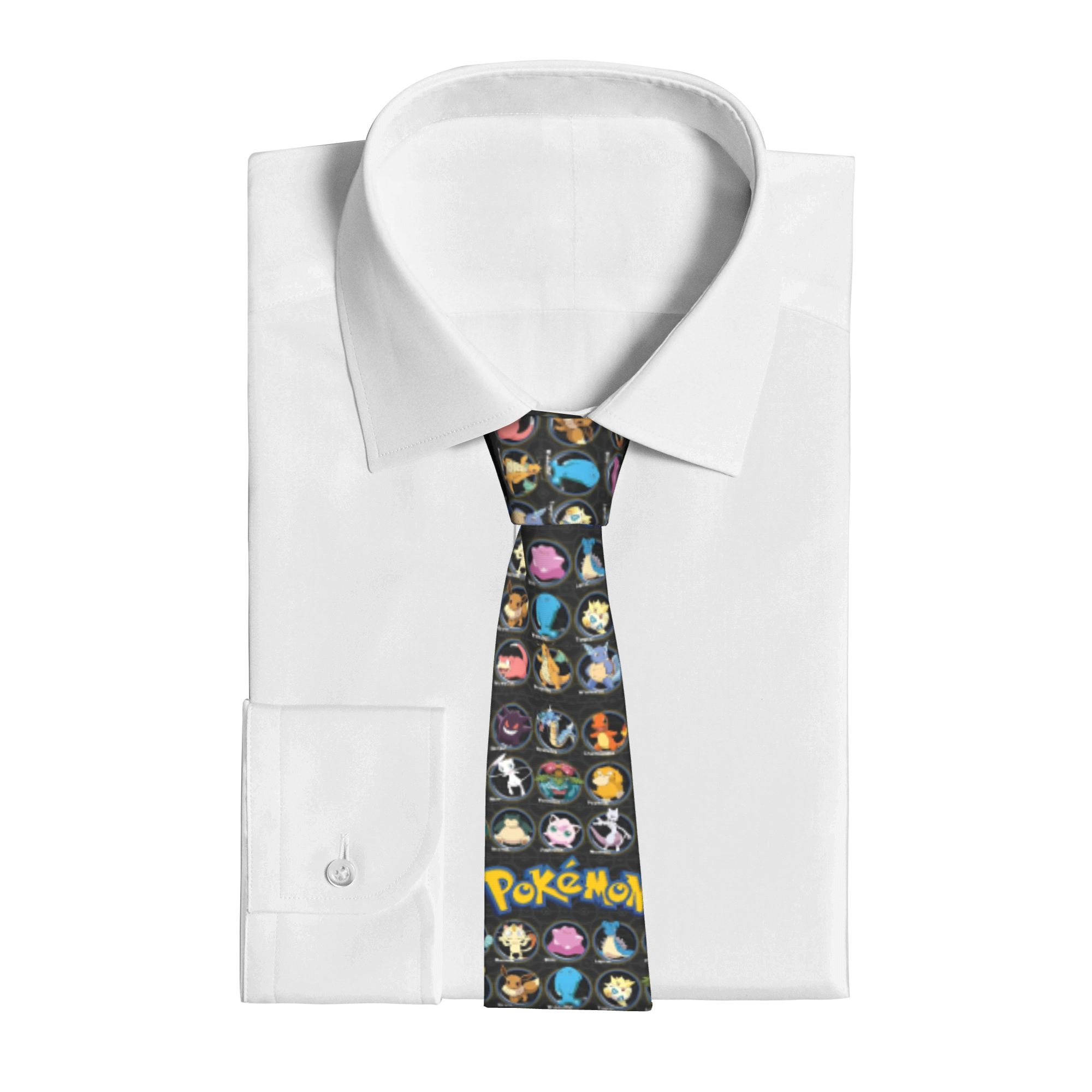 Cartoon Pokemon Characters Nec - Skinny Tie Men avis et prix