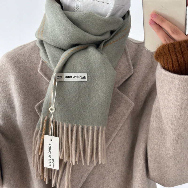 Elegant Good Quality 100% Wool - Muffler Men Wool avis et prix
