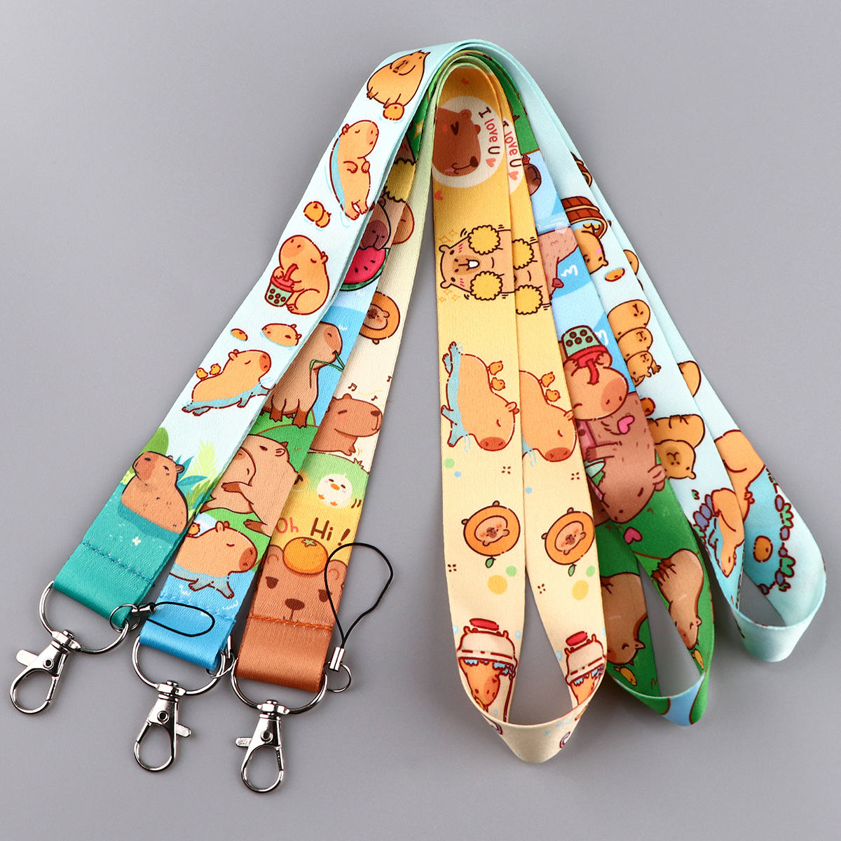 Cute Capybara Lanyards for Key - Lanyard Badge Holder avis et prix