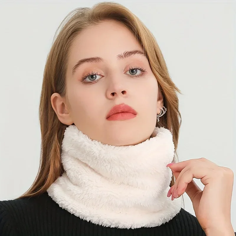 Windproof Plush Infinity Scarf - Infinity Scarf Knit avis et prix