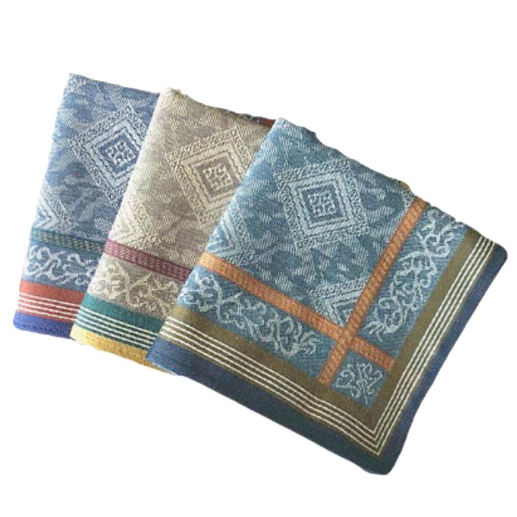 3pcs Mens Plaid Wedding Handke - Handkerchief Cotton Men avis et prix