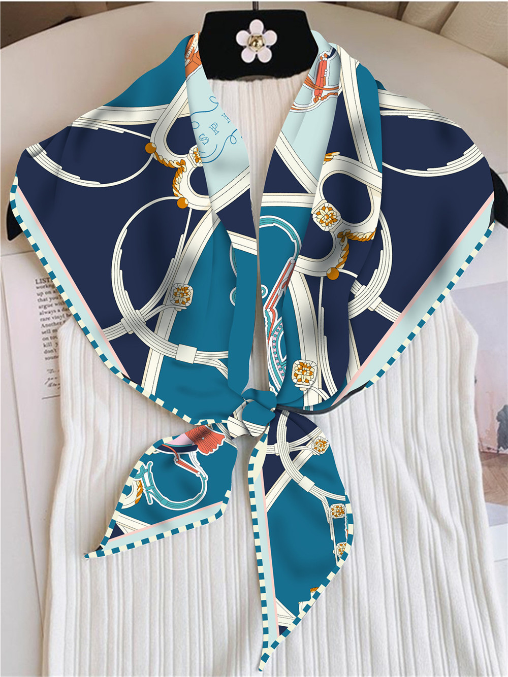 Triangle Shawls Silk Scarf Wom - Pashmina Wrap Large avis et prix