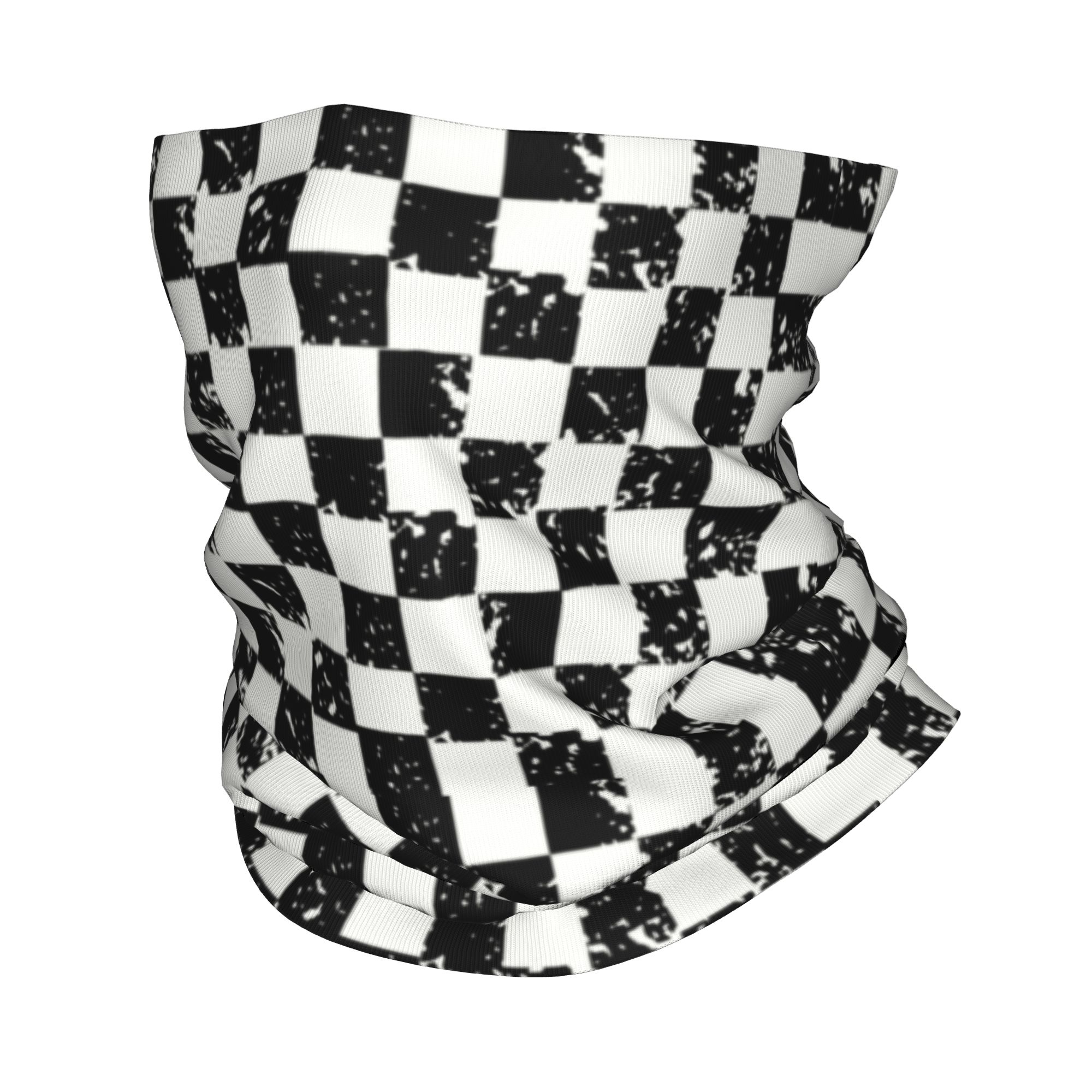 Custom Retro Checkered Flag Wi - Neck Warmer Tube avis et prix