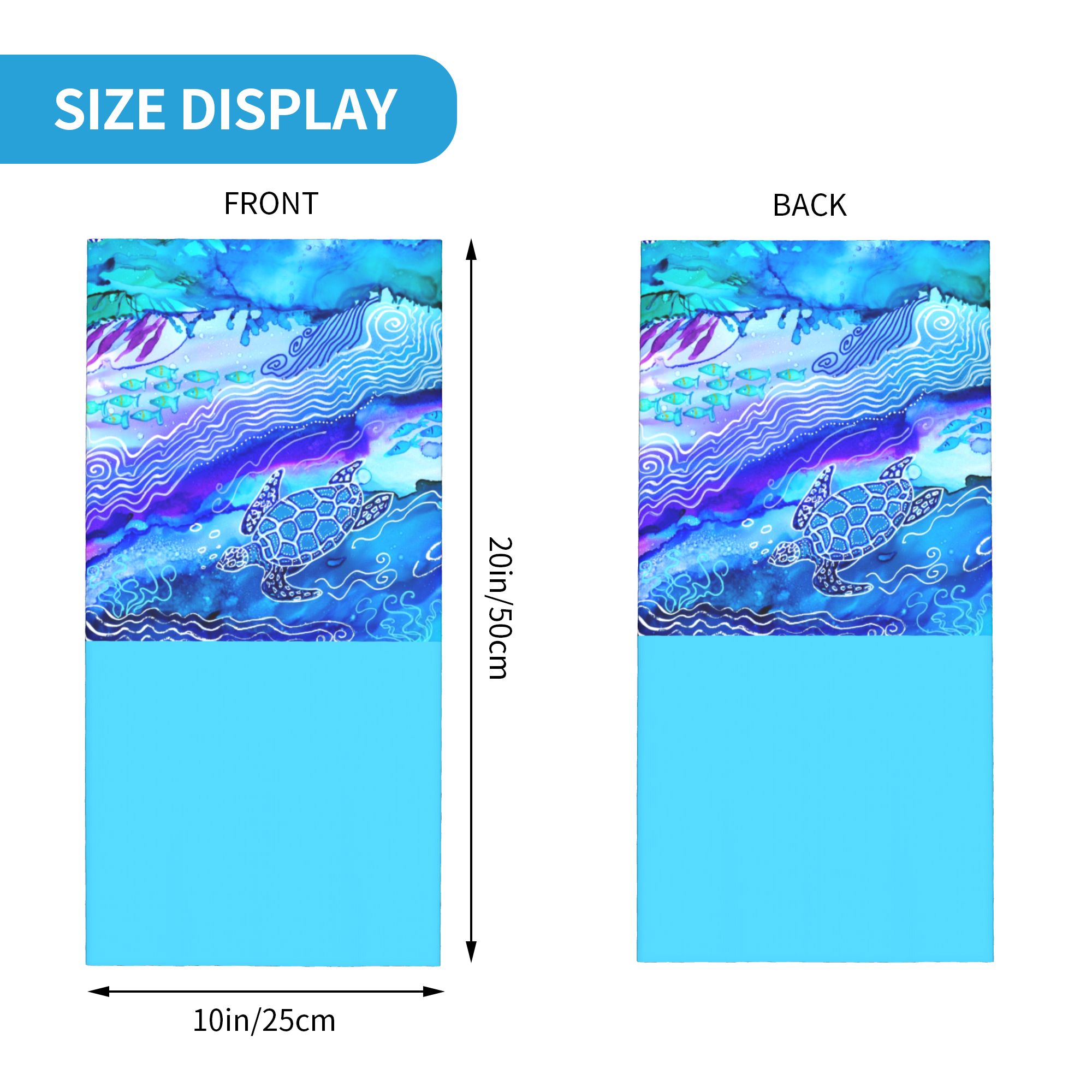 Custom Ocean Turtle Dive Winte - Neck Warmer Tube avis et prix