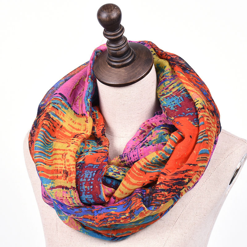 Fashion Women Soft Viscose Pri - Infinity Scarf Knit avis et prix