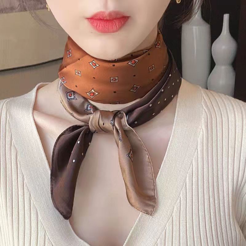 New Fashion Zebra Printed Squa - Ascot Neck Scarf avis et prix