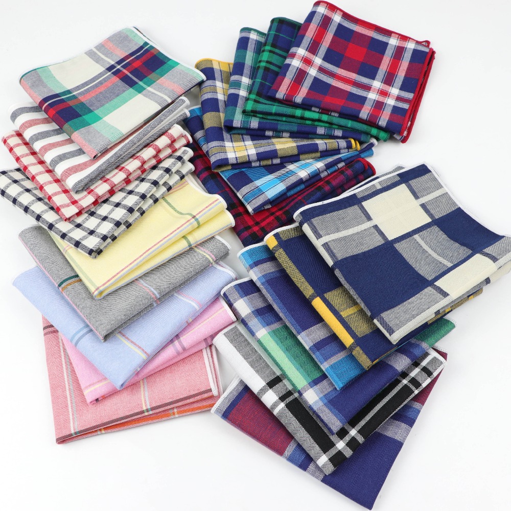Men Cotton Handkerchiefs Woven - Handkerchief Cotton Men avis et prix