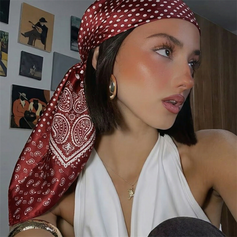 90cm Luxury Brand 2026 Dot Pri - Face Scarf Mask avis et prix