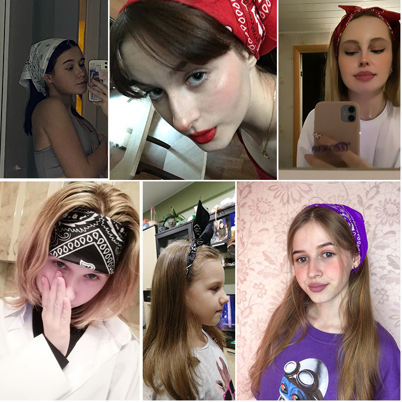 New Headbands Unisex Cotton Ba - Bandana Cotton avis et prix