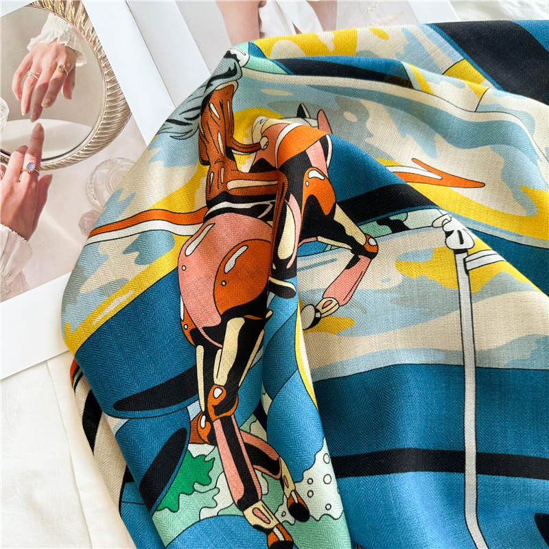 Luxury Designer Wool Silk Scar - Pashmina Wrap Large avis et prix