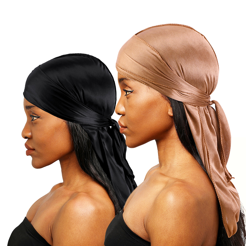 2 pcs Silky Satin Durags for M - Bandana Doo Rag avis et prix