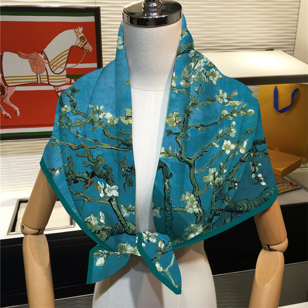 90CM Hot Sell Twill Silk Scarf - Scarf Silk Square avis et prix