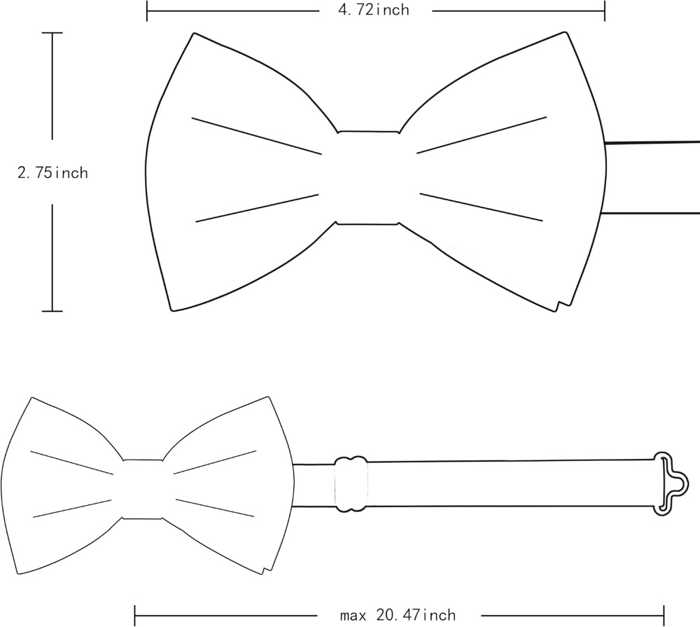 Solid Color Pre-tied Bow Tie Q - Bow Tie Pre Tied avis et prix