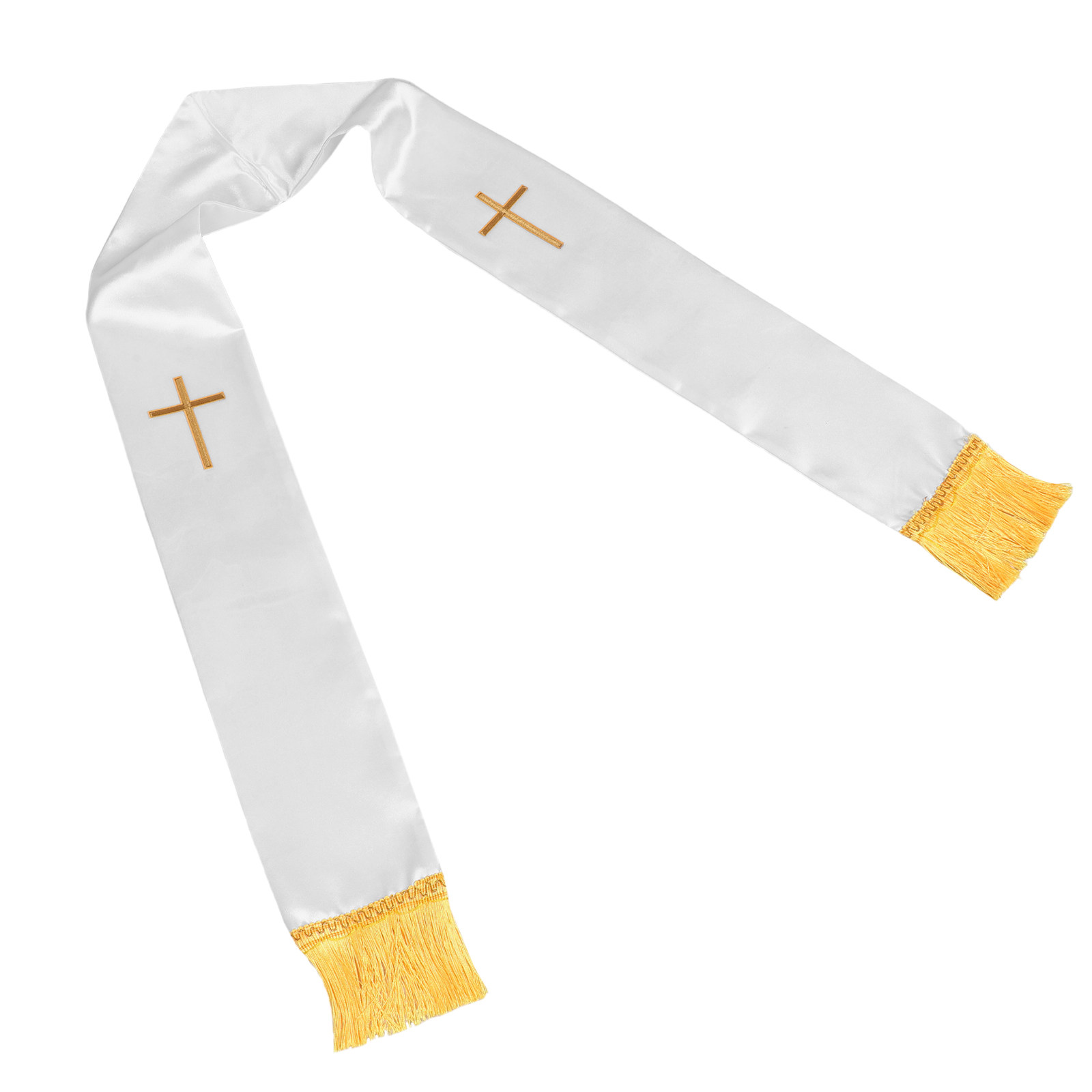 Clergy Stole Embroidered Cross - Stole Wedding Shawl avis et prix