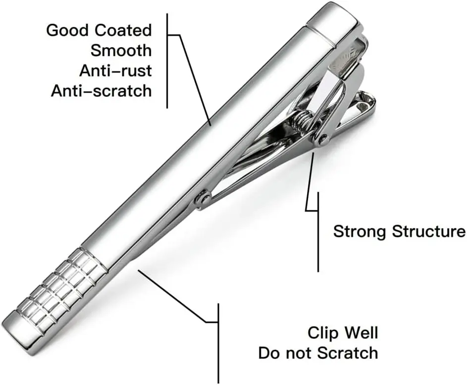 Tie Clips for Men, Classic Sty - Tie Bar Set Gift avis et prix