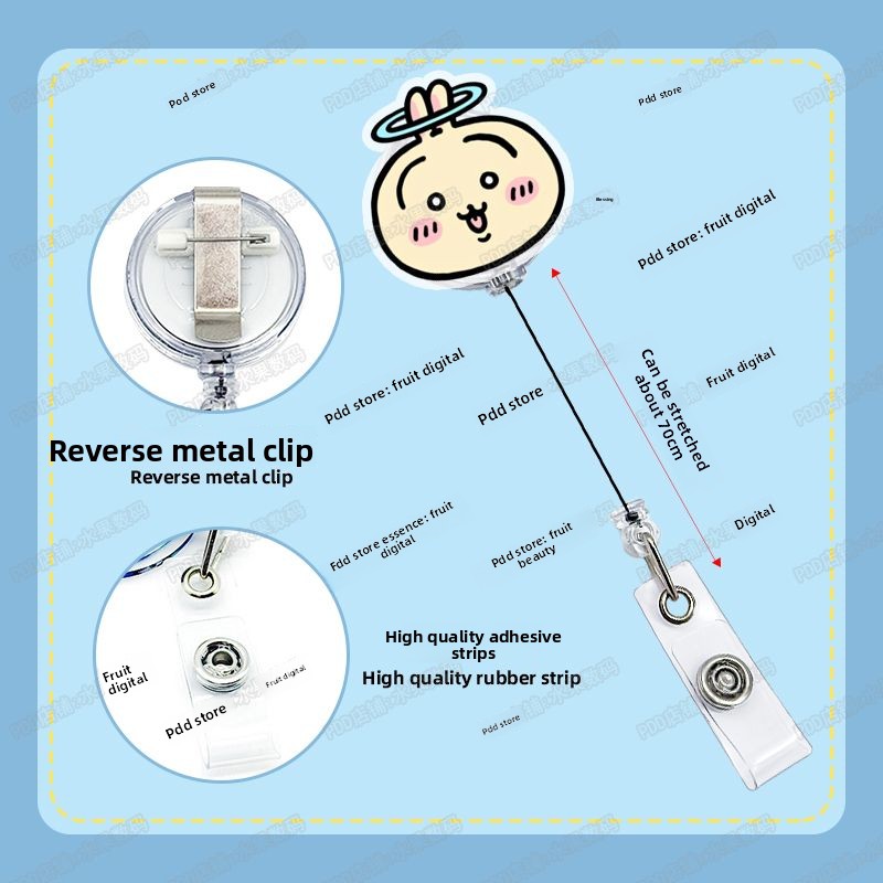 jiyi Retractable Badge Reel Ka - Lanyard Badge Holder avis et prix