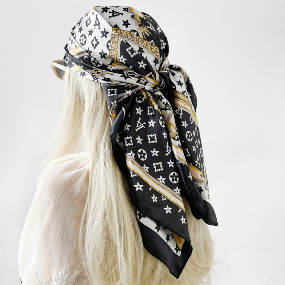 New Hot Sale Fashion 90X90cm P - Ascot Neck Scarf avis et prix