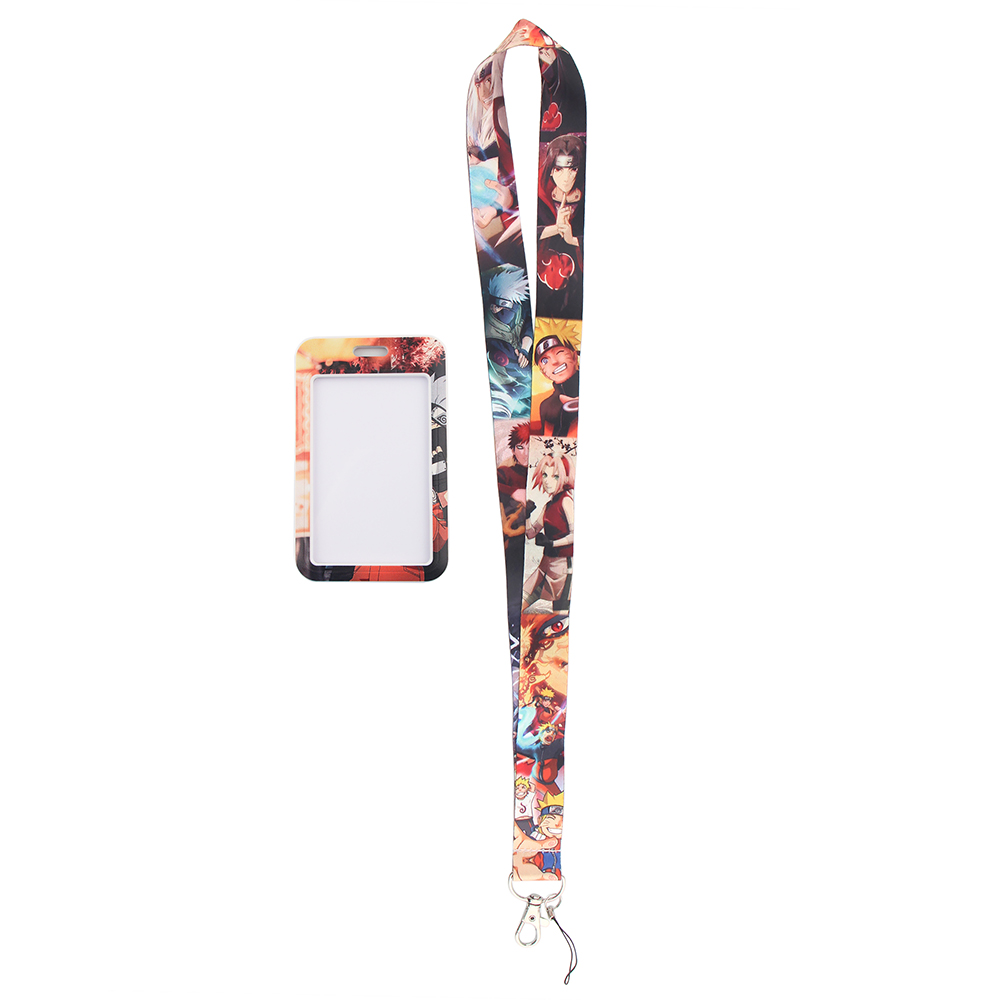 Japanese Anime Red Clouds Busi - Lanyard Badge Holder avis et prix