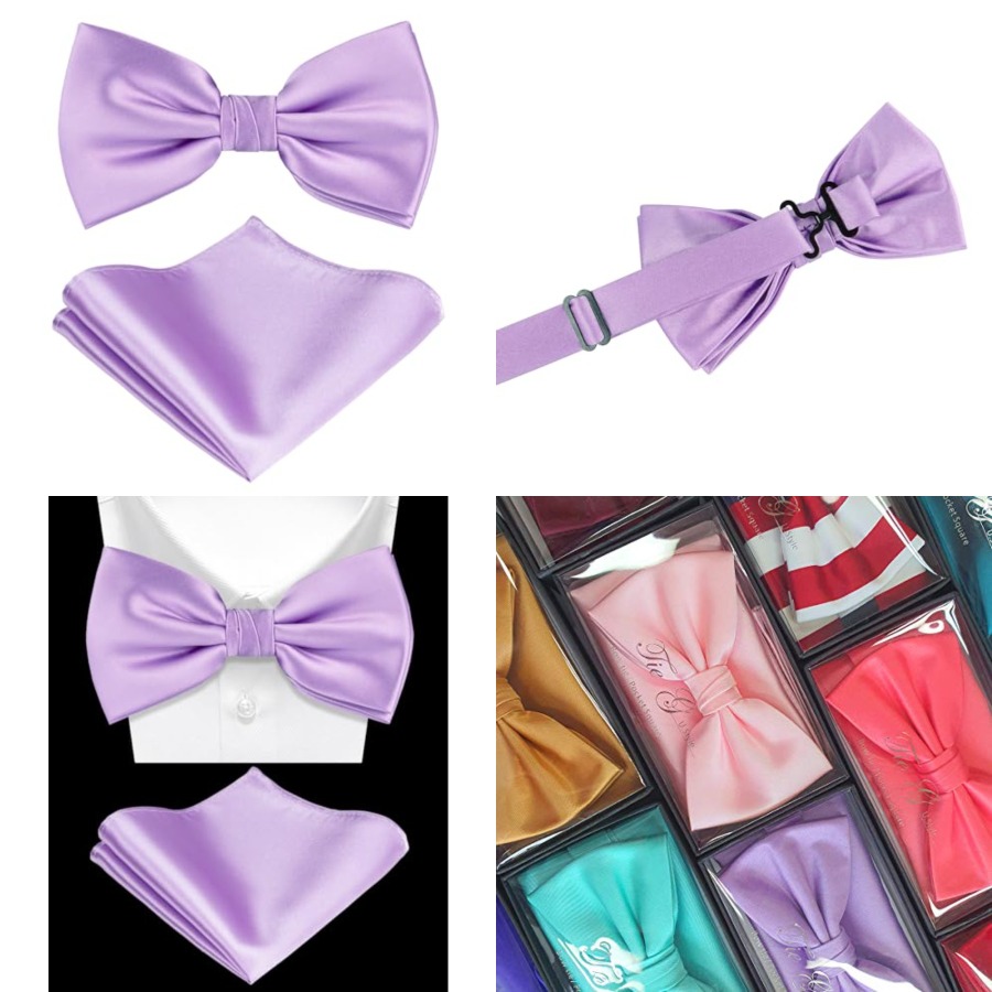 Solid Color Pre-tied Bow Tie a - Bow Tie Pre Tied avis et prix